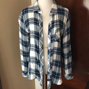 Rails Tops - Rails Plaid Buttondown M Rails Tops - Rails Plaid Buttondown M